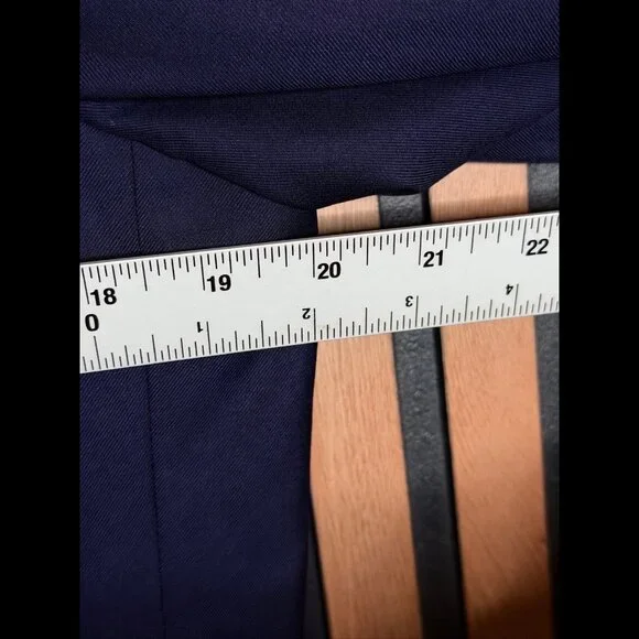 Proper Cloth Suit Jacket 52R Men’s Blue Navy 2 Button Blazer 100% Wool